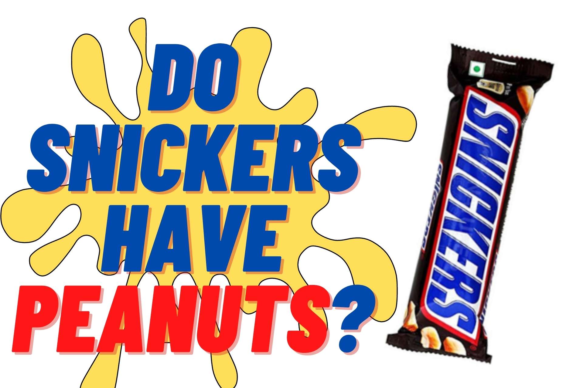 Do snickers have peanuts